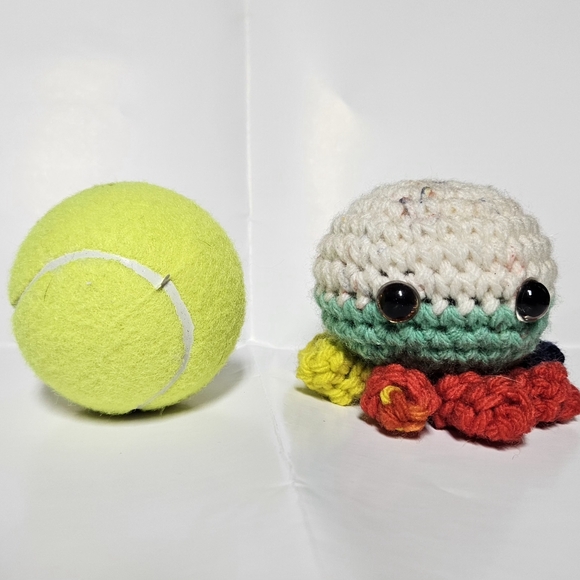 Handmade Multicolor Octopus/ Amigurumi Crochet - Picture 1 of 3